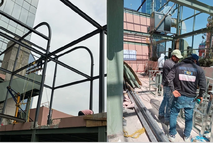Pandora Rooftop: proceso de obra